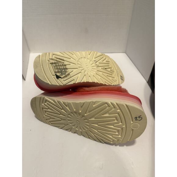 UGG Fluff Yeah Slide Shoes Womens Size 8 Shearling Platform Slippers 11320 - Picture 5 of 6